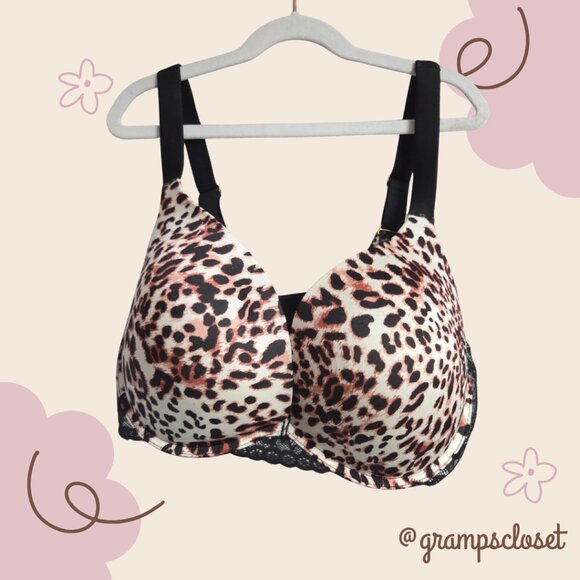 JoySpun Animal Print 40DD Push Up Bra - Picture 1 of 3